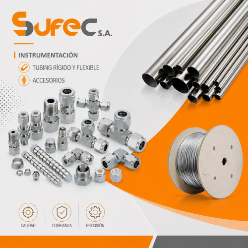 TUBING INOXIDABLE Y CONECTORES PARA INSTRUMENTACI&Oacute;N 