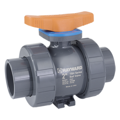 VÁLVULA TERMOPLÁSTICAS DE BOLA HAYWARD EN PVC O CPVC